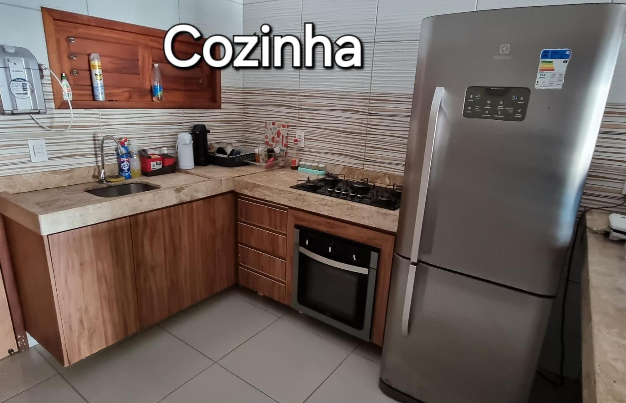 Casa na praia com vista para o mar Luís Correia Exterior foto