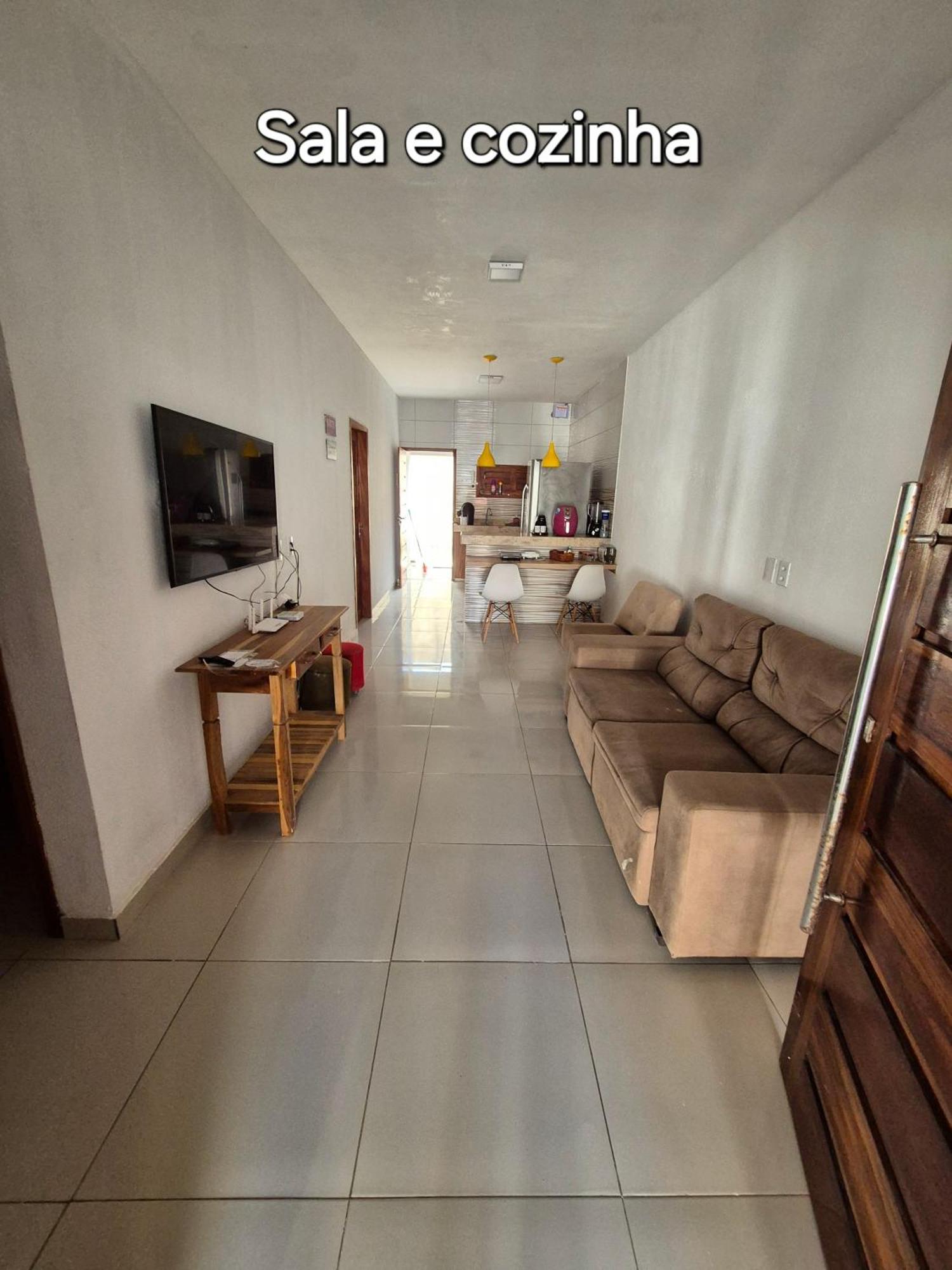 Casa na praia com vista para o mar Luís Correia Exterior foto