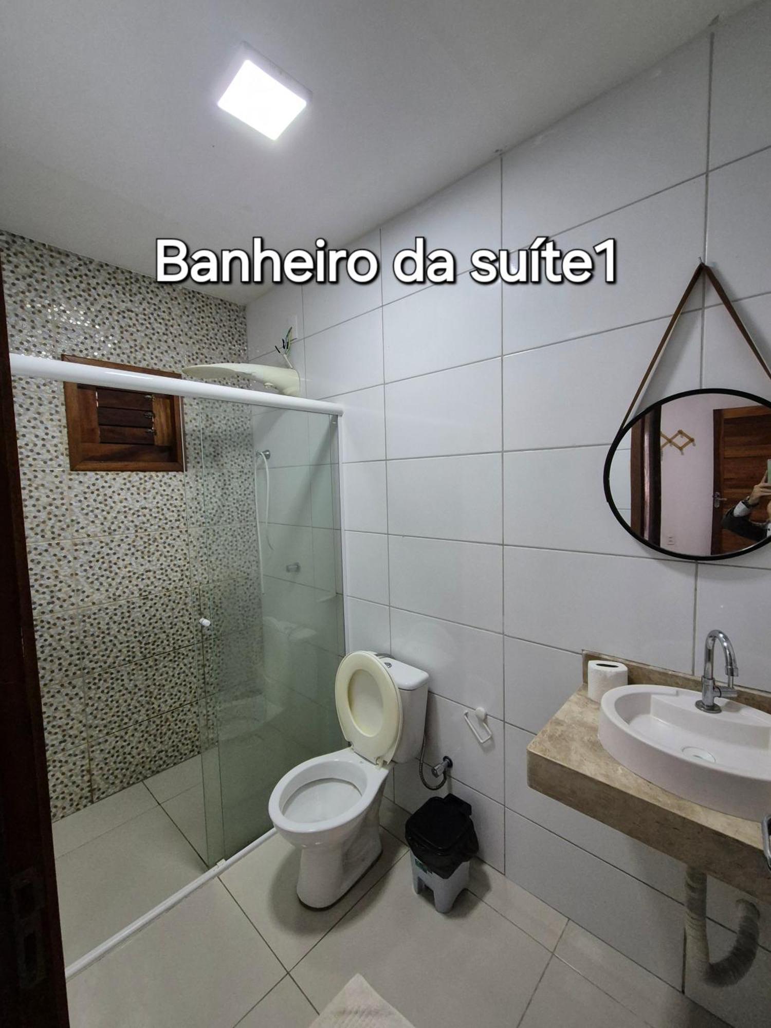 Casa na praia com vista para o mar Luís Correia Exterior foto