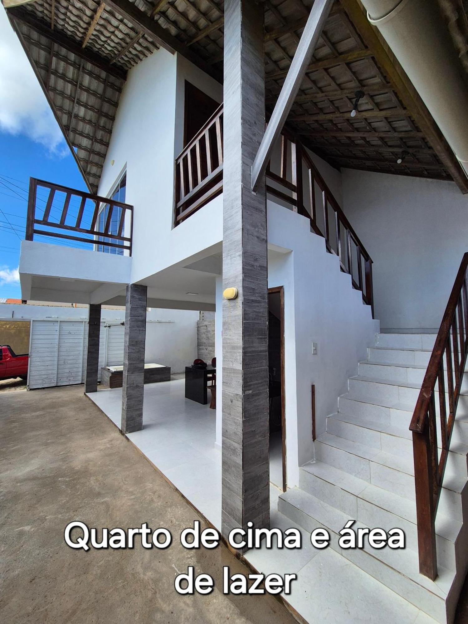 Casa na praia com vista para o mar Luís Correia Exterior foto