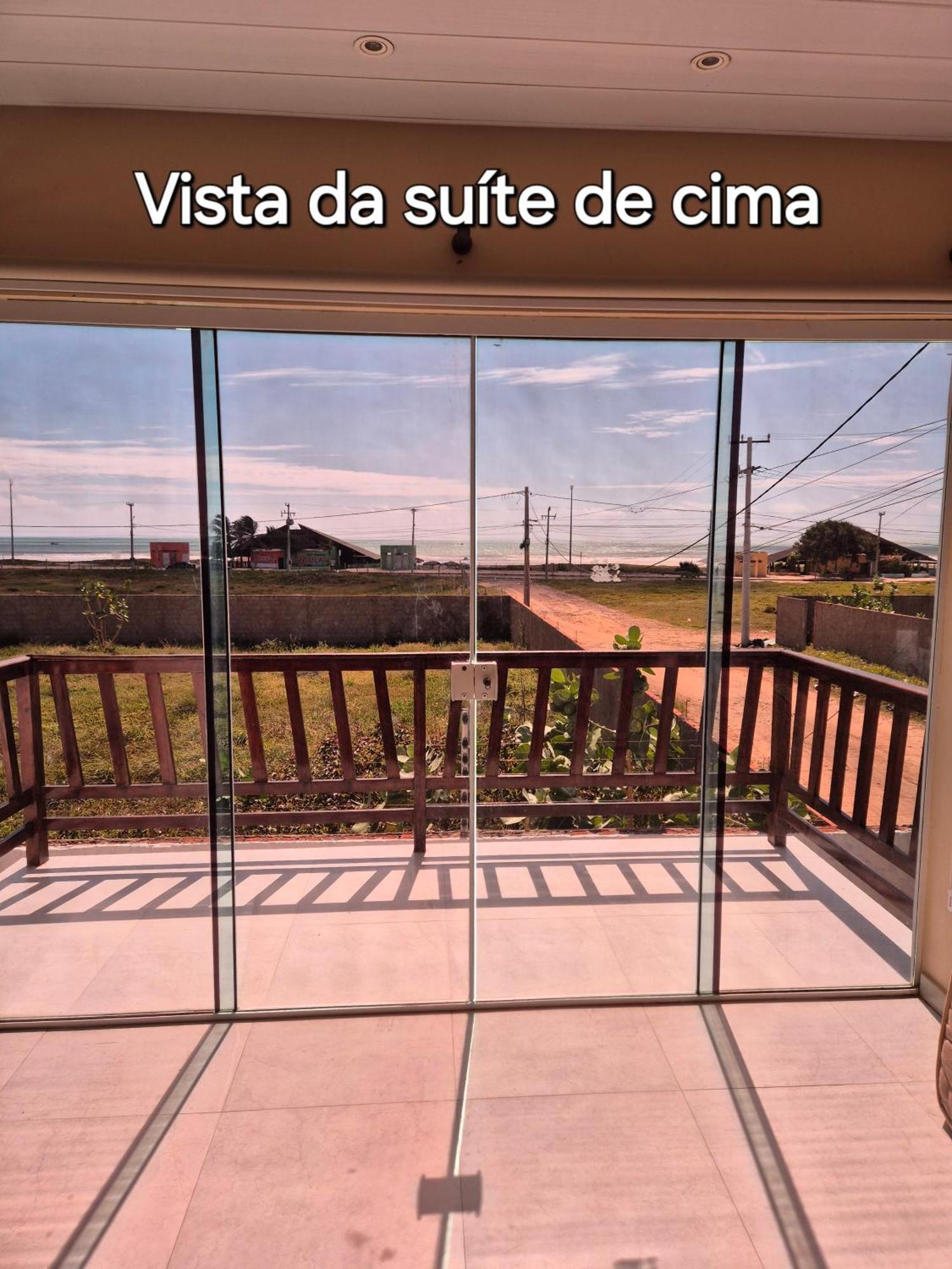 Casa na praia com vista para o mar Luís Correia Exterior foto